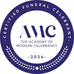 Certified Funeral Celebrant - The Academy of Modern Celebrancy badge